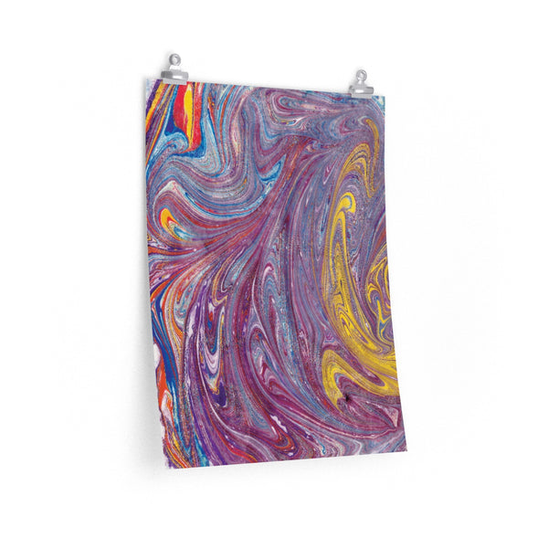 Purple Swirl Print