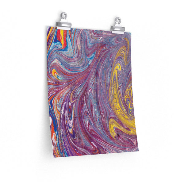 Purple Swirl Print