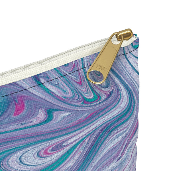Turquoise Wave Accessory Pouch