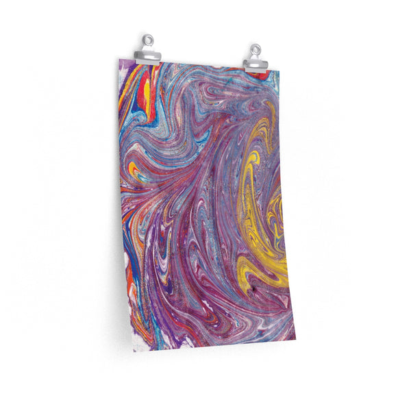 Purple Swirl Print