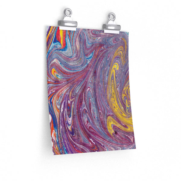 Purple Swirl Print