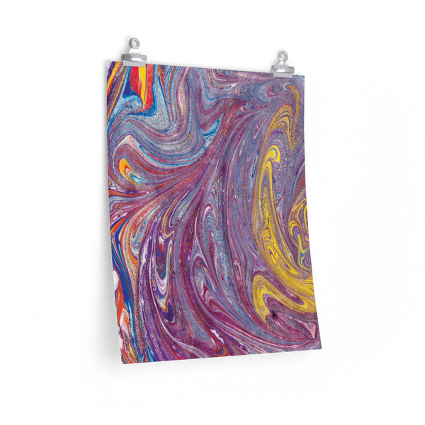 Purple Swirl Print