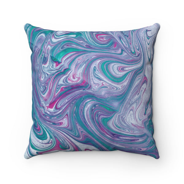 Turquoise Wave Pillow