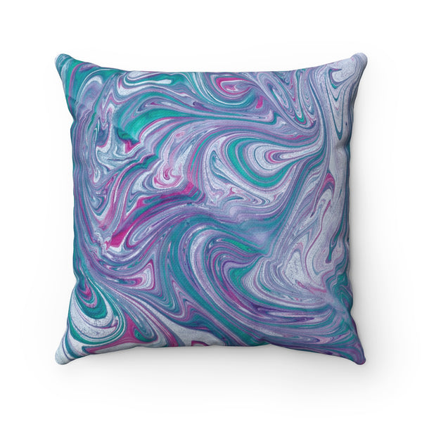 Turquoise Wave Pillow
