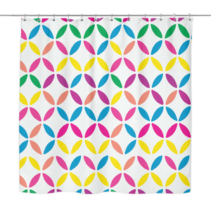 Geo Circles Shower Curtain