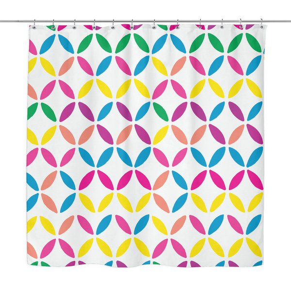 Geo Circles Shower Curtain