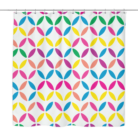 Geo Circles Shower Curtain