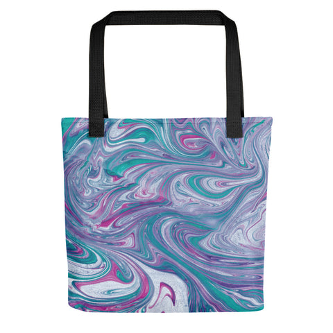 Turquoise Wave Tote bag